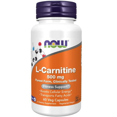 Now Foods L-Carnitine 500 mg 60 veg kapsúl