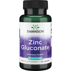 Swanson Zinc Gluconate 30 mg 250 tabliet