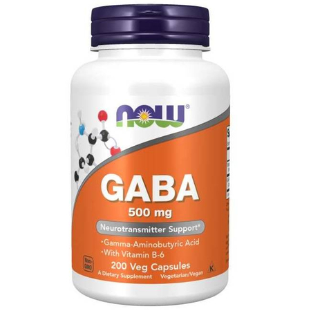 Now Foods GABA 500 mg 200 veg kapsúl