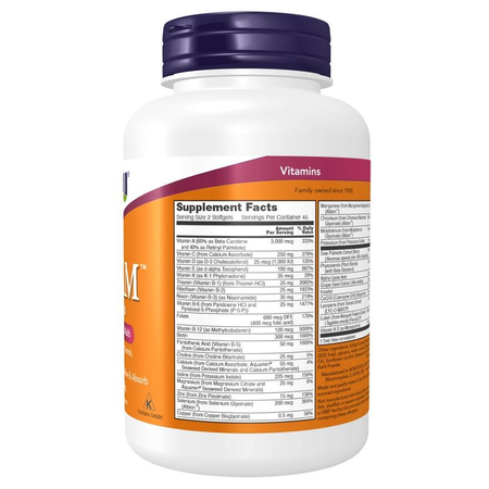 Now Foods ADAM Softgels Mens Multiple Vitamin 90 kapsúl