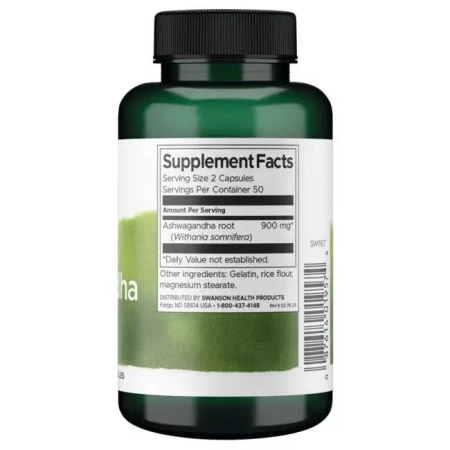 Swanson Ashwagandha 450 mg 100 kapsúl