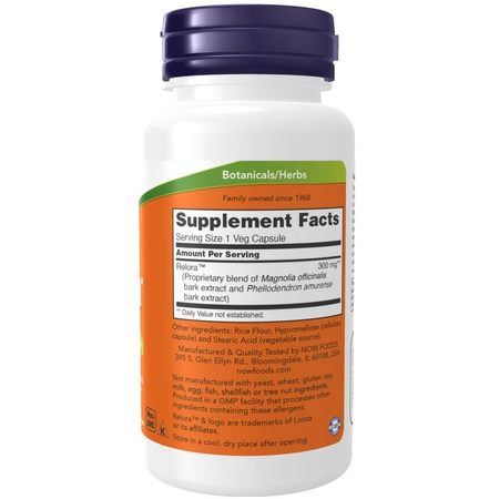 Now Foods Relora 300 mg 60 veg kapsúl