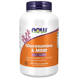 Now Foods Glukosamin a MSM 180 kapsúl