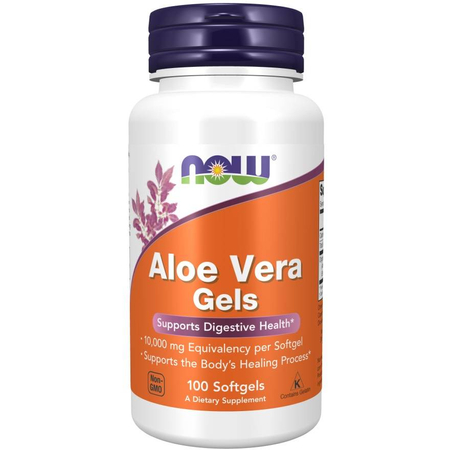 Now Foods Aloe Vera 10000 mg Gels 100 kapsúl