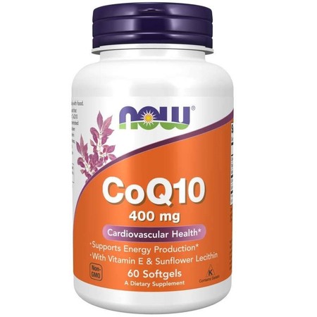 Now Foods Koenzym Q10 400 mg 60 kapsúl