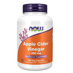 Now Foods Apple Cider Vinegar 450 mg 180 kapsúl