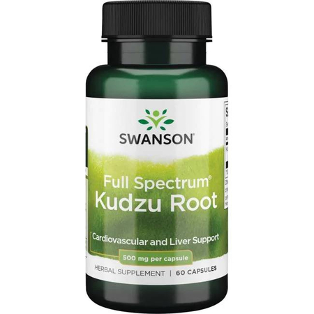 Swanson Full Spectrum Kudzu Root 500 mg 60 kapsúl