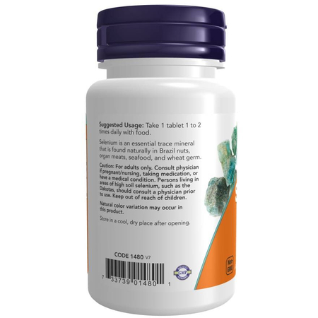 Now Foods Selenium 100 mcg 250 tabliet