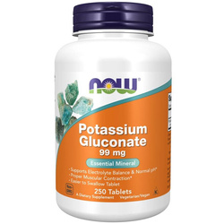 Now Foods Potassium Gluconate 99 mg 250 tabliet