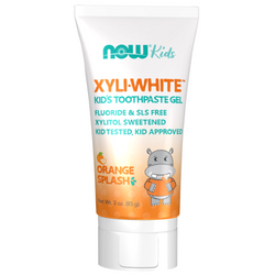Now Foods XyliWhite Toothpaste Gel Kids Orange 85 g zubná pasta