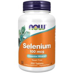 Now Foods Selen 100 mcg 250 tabliet