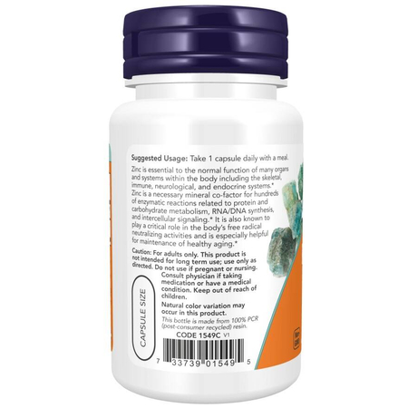 Now Foods Zinc Picolinate 50 mg 60 kapsúl