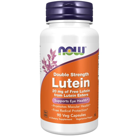 Now Foods Lutein 20 mg Double Strength 90 kapsúl