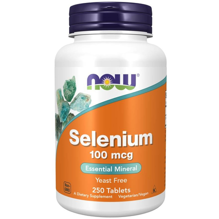 Now Foods Selenium 100 mcg 250 tabliet