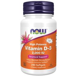 Now Foods Vitamín D3 2000 iu 240 kapsúl