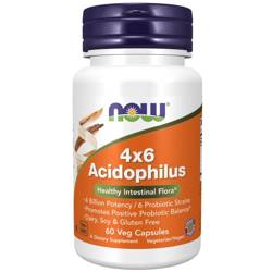 Now Foods Probiotikum 4x6 Acidophilus 60 kapsúl