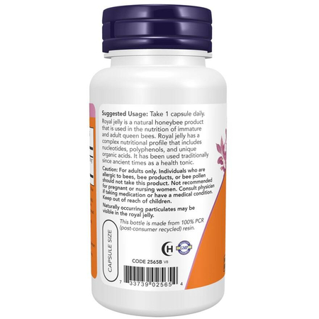 Now Foods Materská Kašička (Royal Jelly) 1500 mg 60 kapsúl