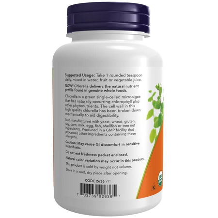 Now Foods Chlorella Pudr 113 g