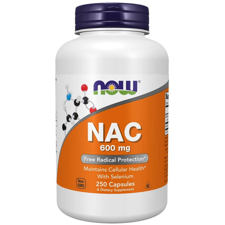 Now Foods NAC 600 mg 250 veg kapsúl