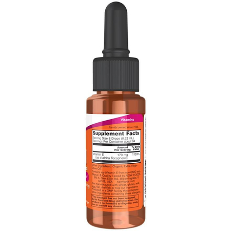 Now Foods Vitamin E-Oil 30 ml kapky
