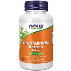 Now Foods Saw Palmetto Berries 550 mg 100 kapsúl