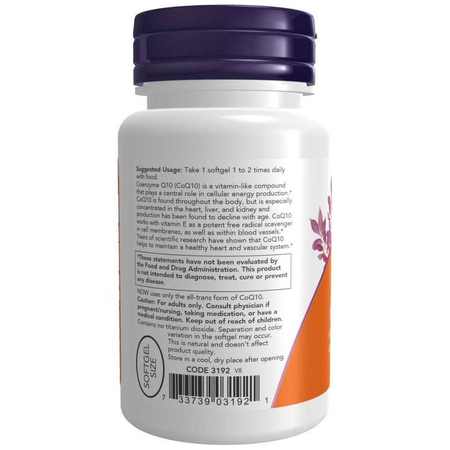 Now Foods Koenzym Q10 50 mg 100 kapsúl