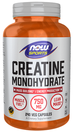 Now Foods Creatine Monohydrate 750 mg 240 kapsúl