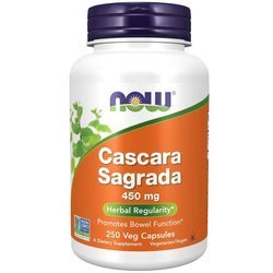 Now Foods Cascara Sagrada 450 mg 250 kapsúl