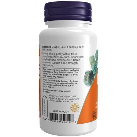 Now Foods Boron 3 mg 250 kapsúl