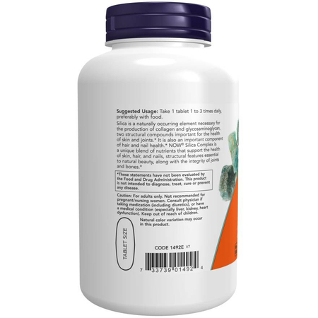 Now Foods Silica Complex 180 tabliet