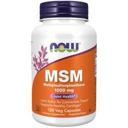 Now Foods MSM Metylsulfonylmetán 1000 mg 120 veg kapsúl
