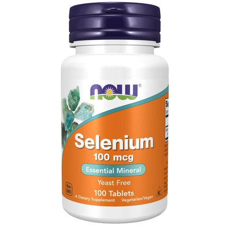 Now Foods Selenium 100 mcg 100 tabliet