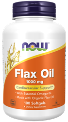 Now Foods Flax Oil 1000 mg 100 kapsúl