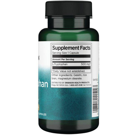 Swanson L-Tryptofan 500 mg 60 kapsúl