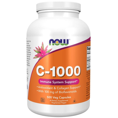 Now Foods Vitamín C-1000 Bioflavonoidy a Rutin 500 veg kapsúl