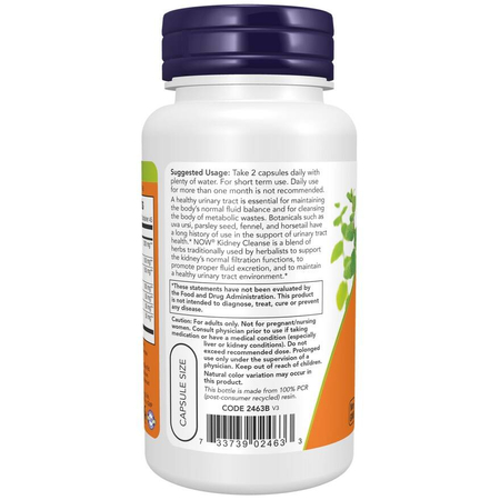 Now Foods Kidney Cleanse 90 veg kapsúl