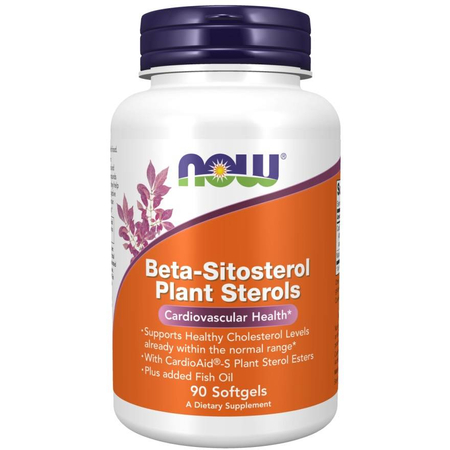 Now Foods Beta-Sitosterol Plant Sterols 90 kapsúl