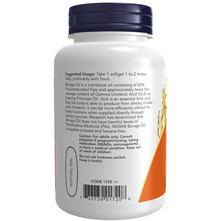 Now Foods Borage Oil 1000 mg 120 kapsúl