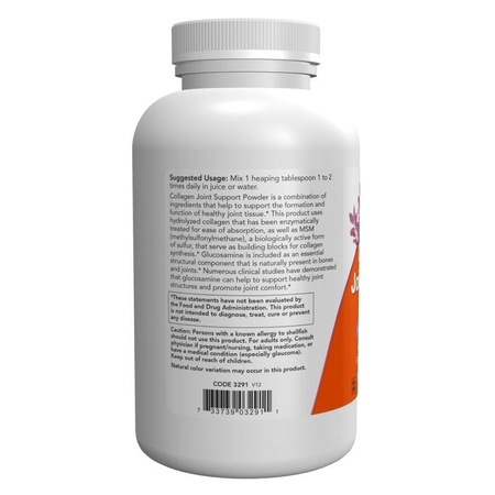 Now Foods Collagen Joint Support Powder 312 g