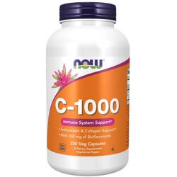 Now Foods Vitamín C-1000 Bioflavonoidy a Rutin 250 veg kapsúl