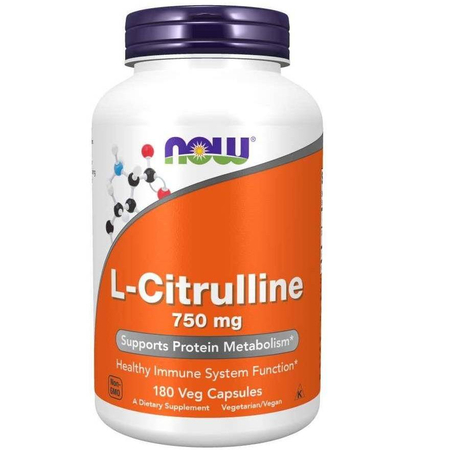 Now Foods L-Citrulline 750 mg 180 kapsúl