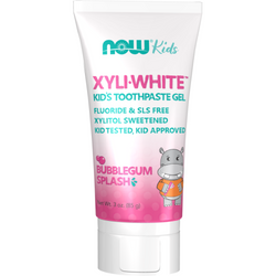 Now Foods XyliWhite Toothpaste Gel Kids Bubblegum 85 g zubná pasta
