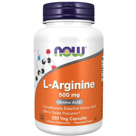 Now Foods L-Arginine 500 mg 250 veg kapsúl