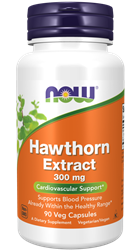 Now Foods Hloh (Hawthorn) 300 mg Extract 90 kapsúl