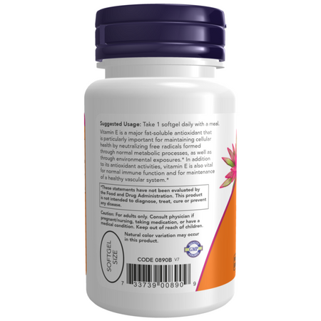 Now Foods Vitamin E-400 (D-alfa-tokoferol) 100 kapsúl