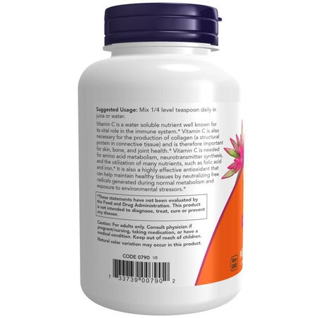 Now Foods Vitamin C Crystals Powder 1361 g