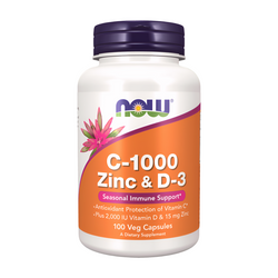 Now Foods C-1000 Zinc D-3 100 veg kapsúl