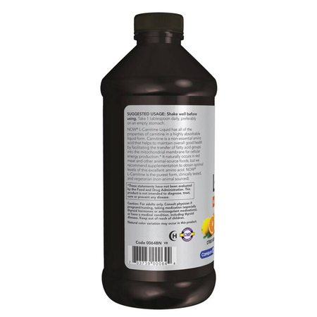 Now Foods L-Carnitine, Triple Strength Liquid 473 ml