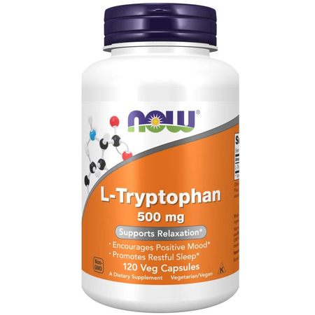Now Foods L-Tryptophan 500 mg 120 kapsúl