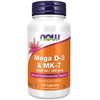 Now Foods Mega D-3 5000 iu MK-7 180 mcg 120 veg kapsúl
